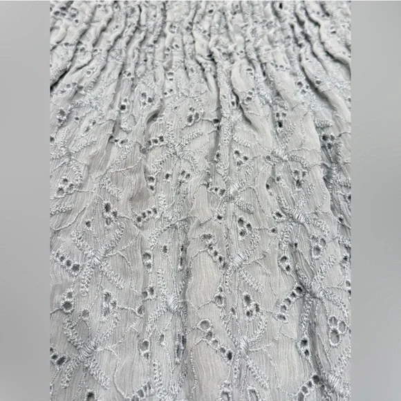 New! Free People Sanderson Midi Skirt in color Sky Gray size medium - Picture 7 of 7